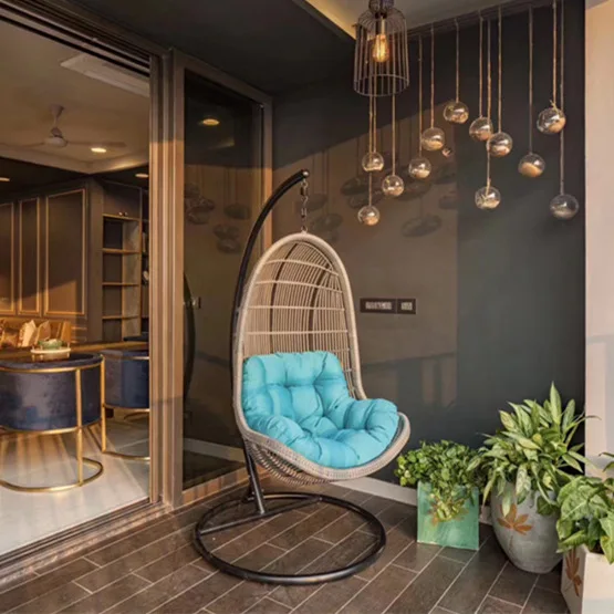 Spider Plant Hanging - Hanging basket rattan chair, indoor household