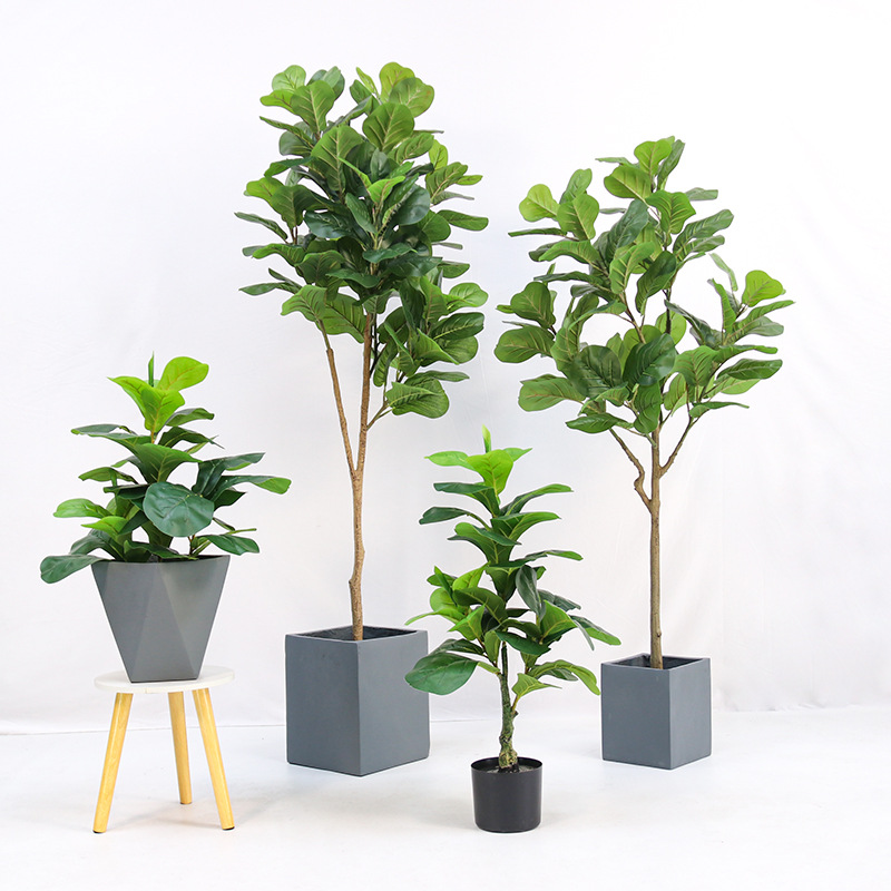 Artificial Plastic Potted Plan - Ficus Lyrata Tree recension och pris