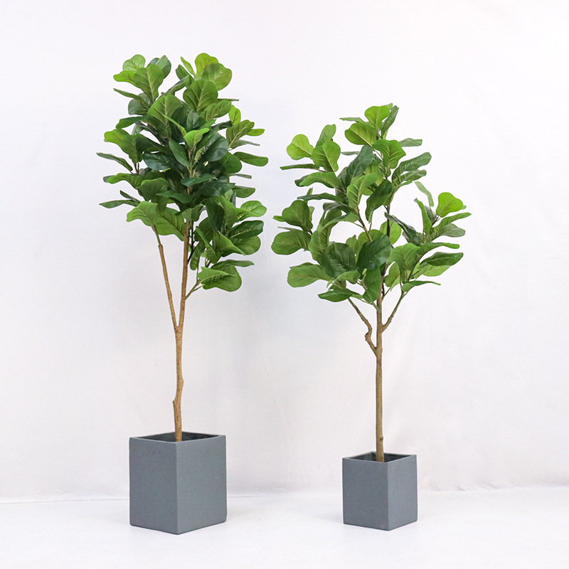 Artificial Plastic Potted Plan - Ficus Lyrata Tree recension och pris