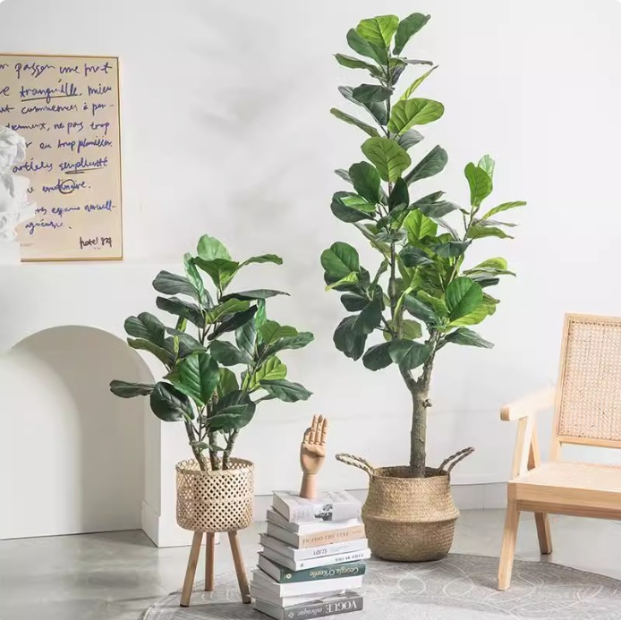Artificial Plastic Potted Plan - Ficus Lyrata Tree recension och pris