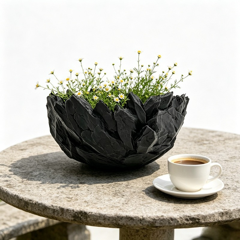 Plant Pot Large Caliber Stone  - Echeveria Succulent recension och pris