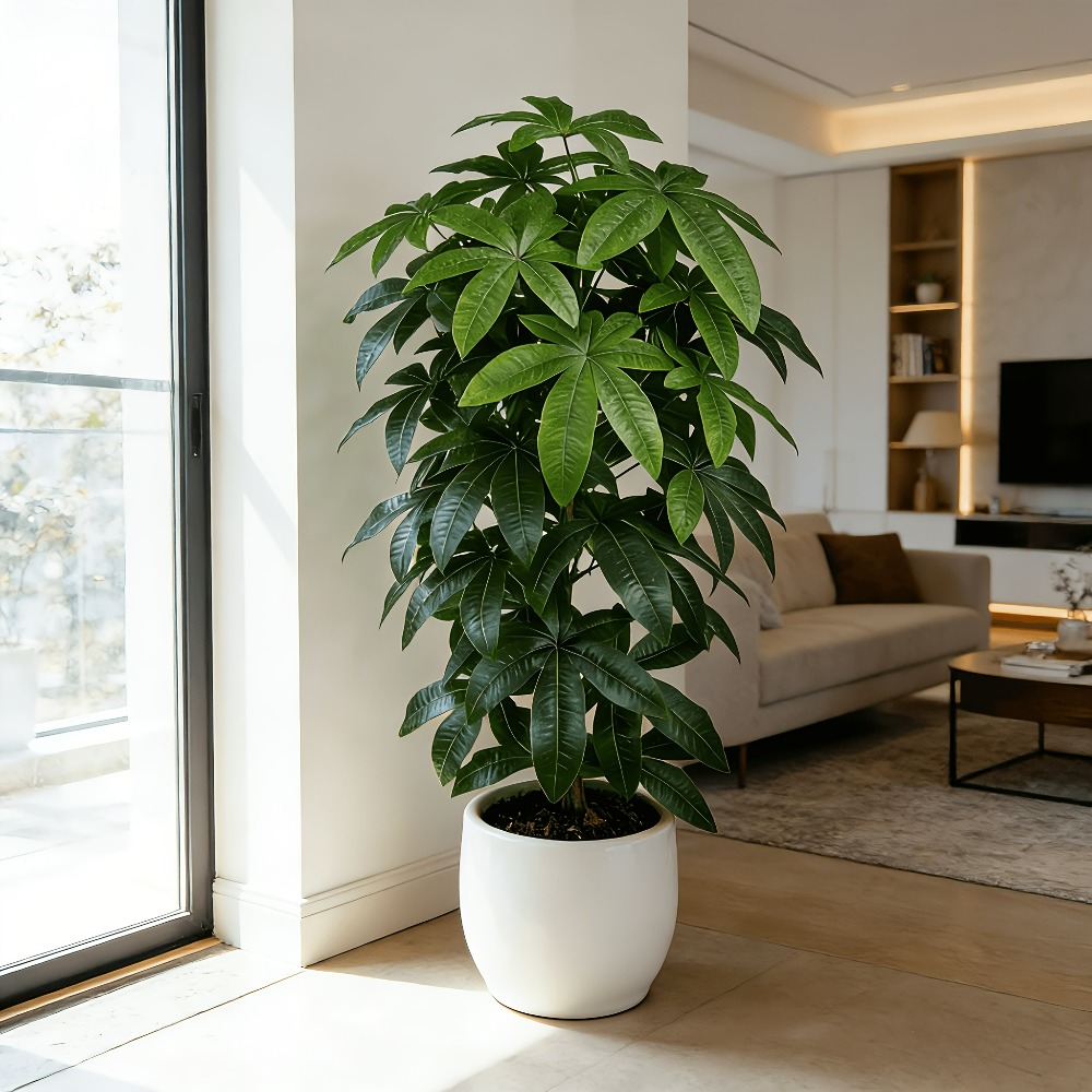 An Artificial Money Tree Pachi - Ficus Lyrata Tree recension och pris